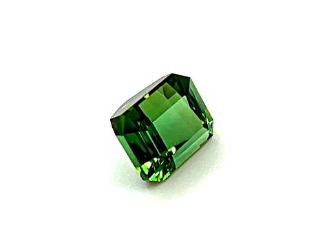 Green Tourmaline 7.2x5.5mm Emerald Cut 2.80ct