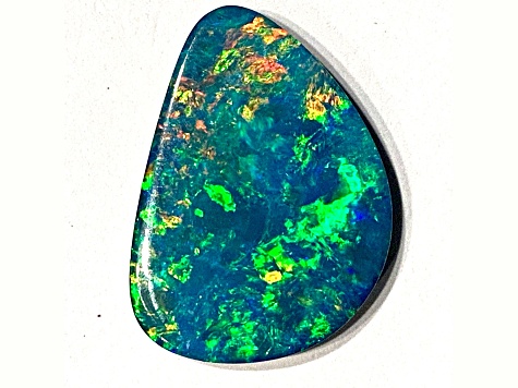 Opal on Ironstone 23x17mm Free-Form Doublet 13.78ct