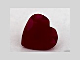 Ruby 6.53x6.35mm Heart Shape 1.23ct