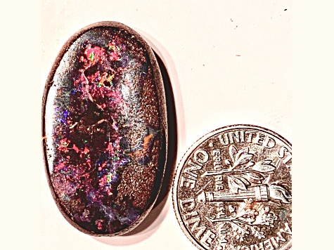 Boulder Opal 27x16mm Free-Form Cabochon 23.00ct