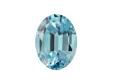 Blue Zircon 7x5mm Oval 1.28ct