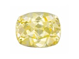 Yellow Sapphire Loose Gemstone 6.6x5.2mm Cushion 1.13ct