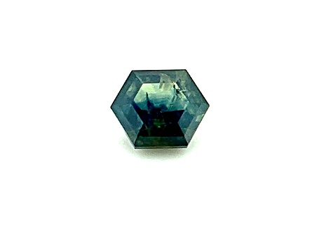 Teal Sapphire 5.9x5.5mm Hexagon 1.00ct