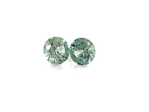 Montana Sapphire 5mm Round Matched Pair 1.24ctw