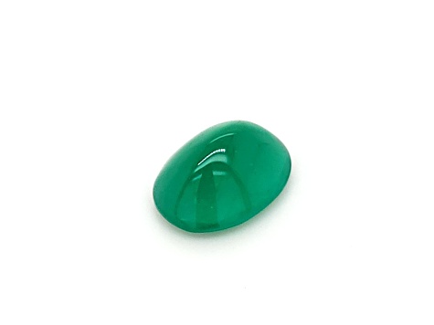Brazilian Emerald 12x9.40mm Oval Cabochon 4.28ct