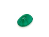 Brazilian Emerald 12x9.40mm Oval Cabochon 4.28ct