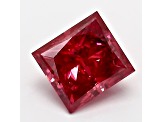 1.01ct Deep Pink Princess Cut Lab-Grown Diamond VS2 Clarity IGI Certified