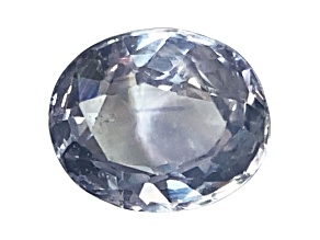 Near-Colorless Sapphire 6.57x5.6mm Oval 1.15ct