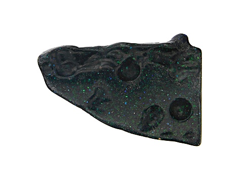 Honduran Black Opal Free-Form Carving