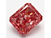 4.54ct Vivid Pink Radiant Cut Lab-Grown Diamond SI1 Clarity IGI Certified