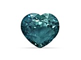 Teal Green-Blue Sapphire 7.25x6.58mm Heart Shape 2.12ct