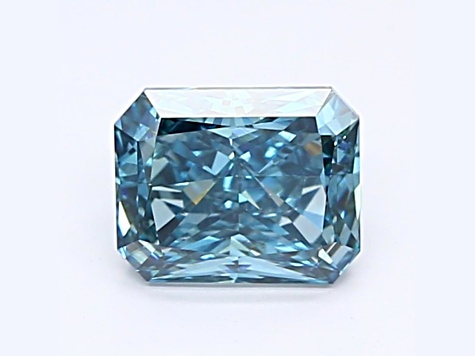 1.17ct Deep Blue Radiant Cut Lab-Grown Diamond VS1 Clarity IGI Certified