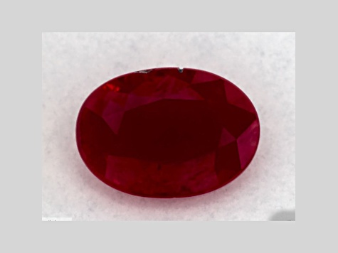 Ruby 7.08x5.04mm Oval 0.83ct