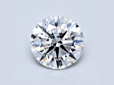 1ct Natural White Diamond Round, D Color, SI1 Clarity, GIA Certified