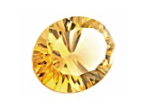 Citrine 12x10mm Oval Concave Cut 3.70ct