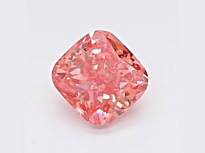 1.02ct Vivid Pink Cushion Lab-Grown Diamond VS2 Clarity IGI Certified