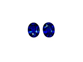 Sapphire 11.1x8.65mm Oval Matched Pair 9.66ctw
