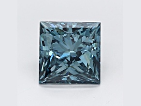1.53ct Deep Blue Princess Cut Lab-Grown Diamond SI1 Clarity IGI Certified