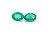 Ethiopian Emerald 7x5mm Oval Matched Pair 1.30ctw