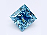 1.03ct Intense Blue Princess Cut Lab-Grown Diamond VS1 Clarity IGI Certified