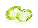Peridot 6x4mm Oval Matched Pair 1.00ctw