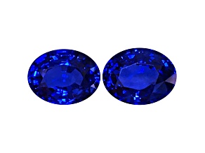 Sapphire 10.1x7.7mm Oval Matched Pair 7.22ctw
