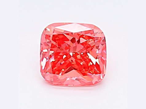 1.02ct Vivid Pink Cushion Lab-Grown Diamond SI1 Clarity IGI Certified