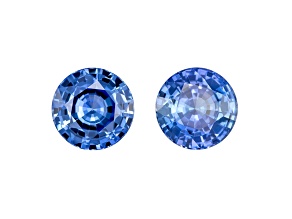 Sapphire 6mm Round Matched Pair 1.97ctw