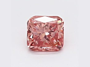 0.82ct Vivid Pink Cushion Lab-Grown Diamond SI1 Clarity IGI Certified