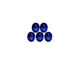 Tanzanite 4x3mm Oval Set of 5 0.80ctw