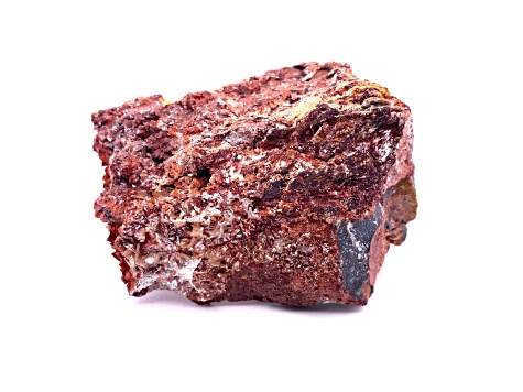 Namibian Calcite Coated by Goethite 8.7x7.2cm Specimen