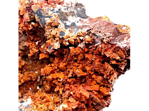 Namibian Calcite Coated by Goethite 8.7x7.2cm Specimen