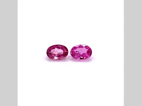 Pink Tourmaline 7x5mm Oval Matched Pair 1.8ctw
