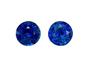 Sapphire 5.6mm Round Matched Pair 1.72ctw