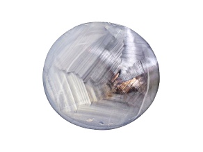 Gray Star Sapphire Unheated 16.6x15.2mm Oval Cabochon 12.61ct