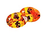 Spessartite 6.8x4.9mm Oval Matched Pair 1.87ctw