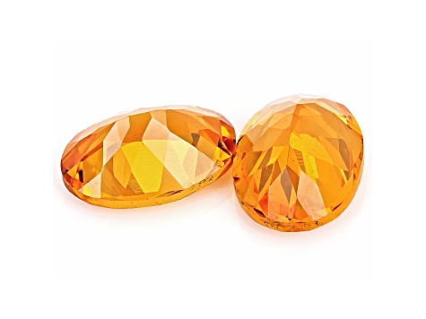 Spessartite 6.8x4.9mm Oval Matched Pair 1.87ctw