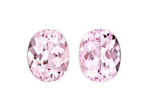 Morganite 9.9x7.8mm Oval Matched Pair 4.41ctw