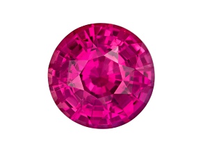 Pink Sapphire Loose Gemstone Unheated 6.4mm Round 1.24ct