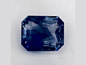 Sapphire 12.79x10.53mm Emerald Cut 7.09ct