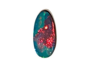 Opal on Ironstone 12.6x6.7mm Free-Form Doublet 1.75ct