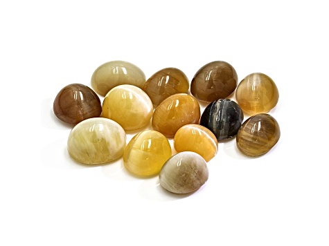 Opal Cat's Eye Oval Cabochon Parcel 34.00ctw
