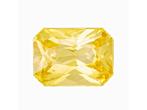 Yellow Sapphire Loose Gemstone 7x5.1mm Radiant Cut 1.29ct