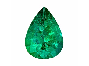 Zambian Emerald 7.8x5.8mm Pear Shape 0.72ct