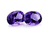 Amethyst 8x6mm Oval Matched Pair 2.21ctw