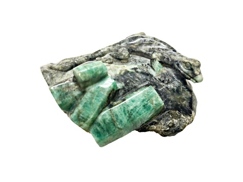 Brazilian Emerald Lizard Carving 3.0x1.5in
