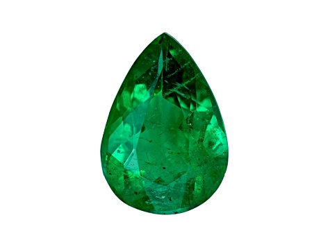 Brazilian Emerald 7x4.9mm Pear Shape 0.52ct