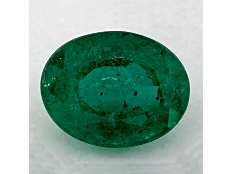 Zambian Emerald 7.3x5.71mm Oval 1.02ct
