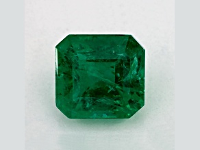 Zambian Emerald 7.25mm Asscher Cut 1.95ct