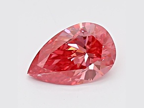 1.02ct Vivid Pink Pear Shape Lab-Grown Diamond VS2 Clarity IGI Certified